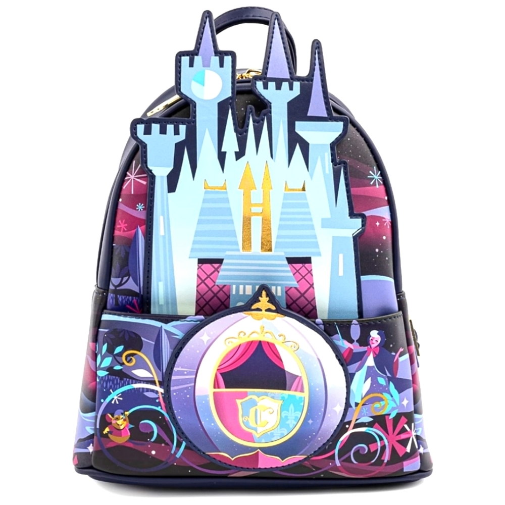 DisneyParks Loungefly Backpack Cinderella Castle NWT